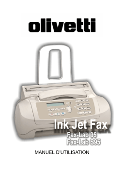 Olivetti Fax-Lab 95 Manuel utilisateur