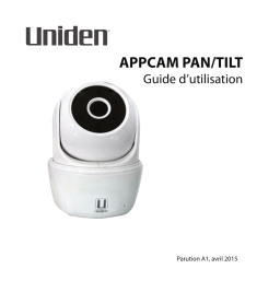 Uniden APPCAMPANTILT Manuel utilisateur