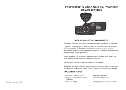 Uniden CAM650- Manuel utilisateur