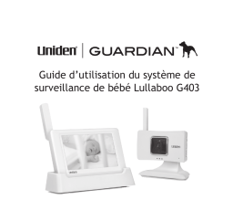 Uniden G403 Manuel utilisateur