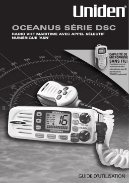 Uniden OCEANUS-DSC Manuel utilisateur