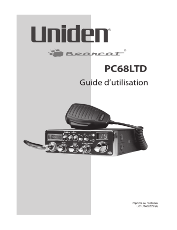 Manuel du propriétaire | Uniden PC68LTD Manuel utilisateur | Fixfr