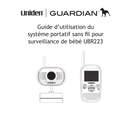 Uniden UBR223 Manuel utilisateur