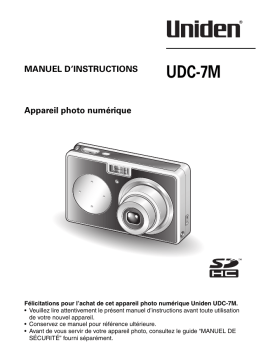 Uniden UDC7M Manuel utilisateur