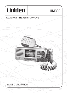 Uniden UM380BK Manuel utilisateur