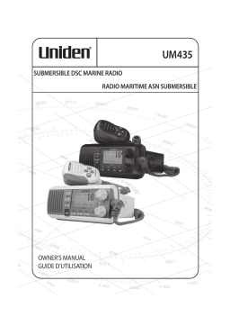 Uniden UM435BK Manuel utilisateur