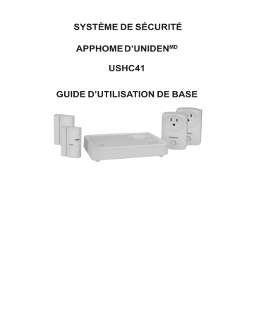 USHC41Basic | Manuel du propriétaire | Uniden USHC41 Manuel utilisateur | Fixfr