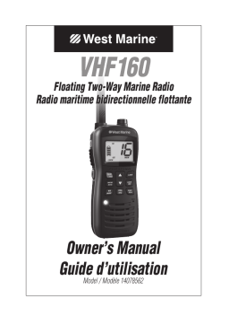 Uniden VHF160 Manuel utilisateur