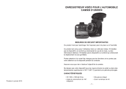 Uniden CAM500 Manuel utilisateur