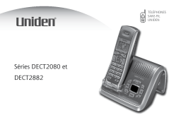 Uniden DECT2080 Manuel utilisateur