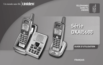 Manuel du propriétaire | Uniden DXAI5688-2 Manuel utilisateur | Fixfr