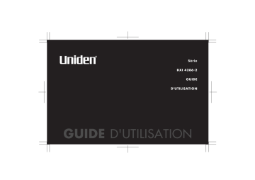 Manuel du propriétaire | Uniden DXI4286-2 Manuel utilisateur | Fixfr