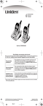 Uniden DXI8560-2 Manuel utilisateur