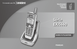 Uniden EXI5660 Manuel utilisateur