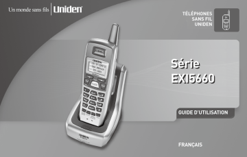 Manuel du propriétaire | Uniden EXI5660 Manuel utilisateur | Fixfr