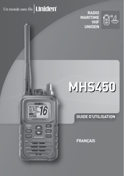 Uniden MHS450 Manuel utilisateur