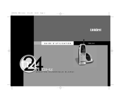 Uniden TRU341 Manuel utilisateur