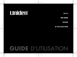 Uniden TRU8866 Manuel utilisateur