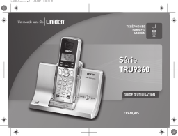 Uniden TRU9360-2 Manuel utilisateur