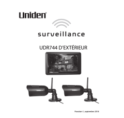 Uniden UDR744 Manuel utilisateur