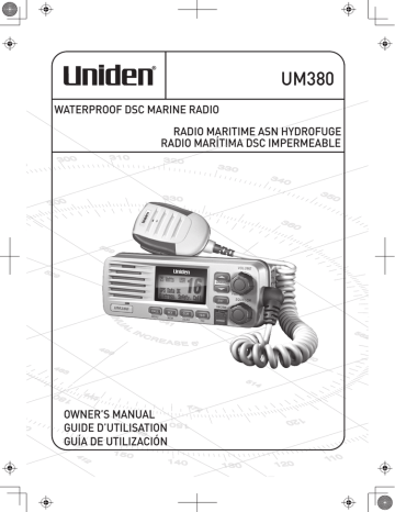 Manuel du propriétaire | Uniden UM380 Manuel utilisateur | Fixfr
