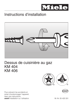 Miele KM404 Manuel utilisateur