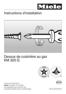 Miele KM320 Manuel utilisateur