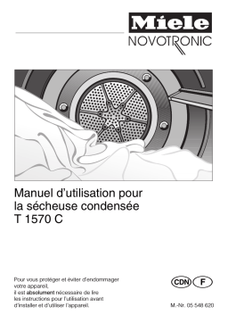 Miele T1570C Manuel utilisateur