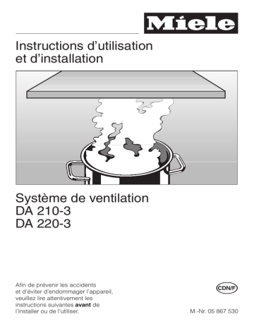 Manuel du propriétaire | Miele DA210 Manuel utilisateur | Fixfr