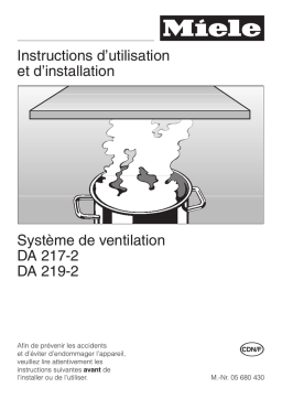 Miele DA217 Manuel utilisateur