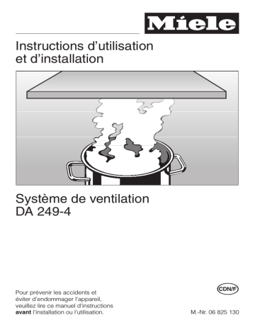 Manuel du propriétaire | Miele DA249 Manuel utilisateur | Fixfr