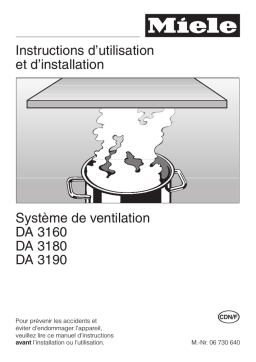 Miele DA3160 Manuel utilisateur