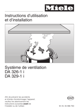 Miele DA326 Manuel utilisateur