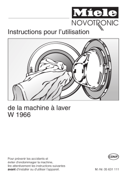 Miele W1966 Manuel utilisateur