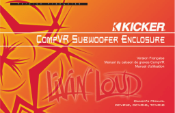Kicker DCVR12 Manuel utilisateur