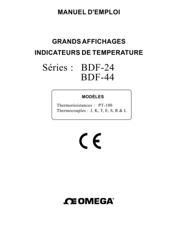 Manuel du propriétaire | Omega BDF-24, 44 Manuel utilisateur | Fixfr