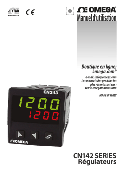 Omega CN243 Series Manuel utilisateur