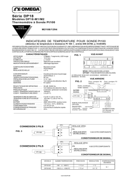 Omega DP18-M1/M2 Manuel utilisateur