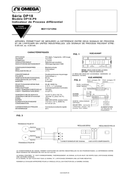 Omega DP18-P9 Manuel utilisateur