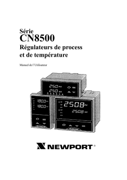 Omega Série CN8500 - French Version Manuel utilisateur