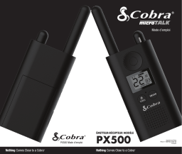 Cobra PX500 Walkie Talkie Manuel utilisateur