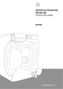 Gorenje WA966T Lave-linge frontal Manuel utilisateur