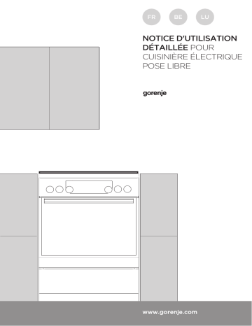 EC6353XPA | Manuel du propriétaire | Gorenje EC6353WPA Cuisinière électrique Manuel utilisateur | Fixfr