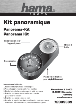 Hama 72005639 Panorama Software-Kit Manuel utilisateur