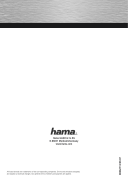 Hama 00062713 USB Multifunction Server Manuel utilisateur