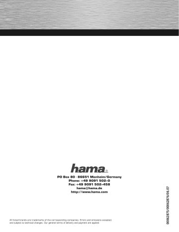 Manuel du propriétaire | Hama 00062875 USB Gamepad 