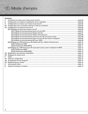 Manuel du propriétaire | Hama 00062763 Wireless LAN Router, 54 Mbps Manuel utilisateur | Fixfr