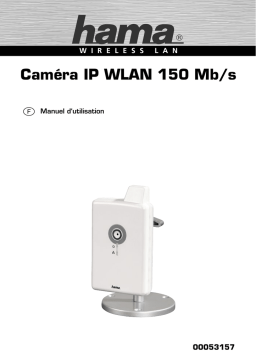 Hama 00053157 Wireless LAN Security Camera, 150 Mbps, MPEG4 Manuel utilisateur