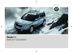 SKODA Yeti (2010/11) Manuel utilisateur