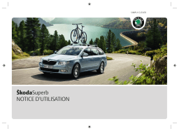 SKODA Superb (2010/11) Manuel utilisateur